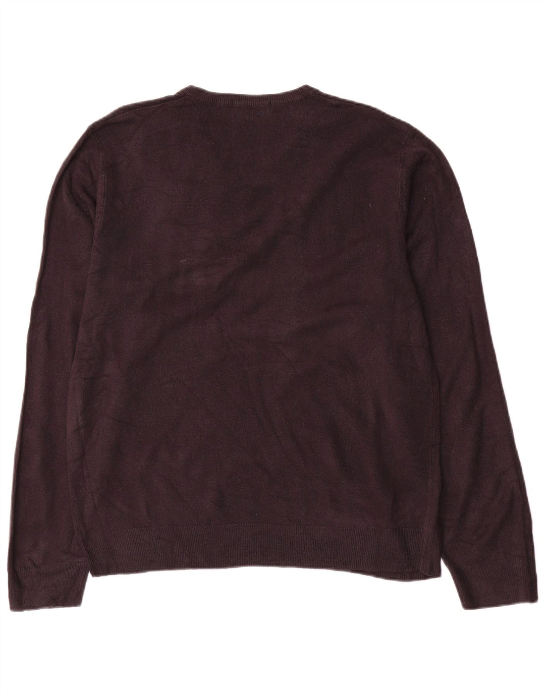 Marks & Spencer Mens Blue Harbour V-Neck Jumper Sweater Large Navy Blue