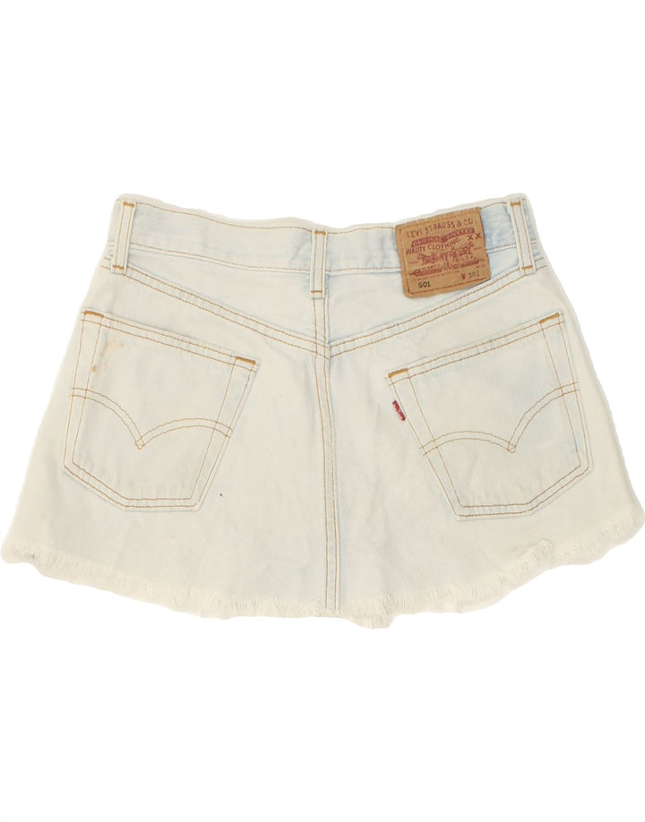 LEVI'S Womens Denim Skirt W30 Medium Blue Cotton Vintage Levi's and Second-Hand Levi's from Messina Hembry 