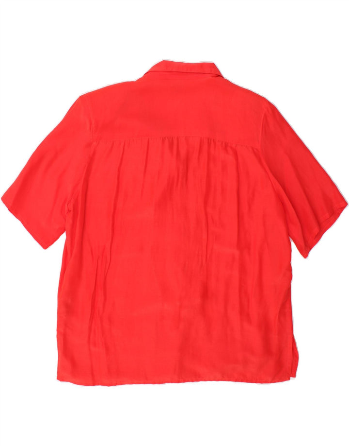 GOLDEN GATE Womens Oversized Short Sleeve Shirt Blouse EU 40 Medium Red Vintage Golden Gate and Second-Hand Golden Gate from Messina Hembry 