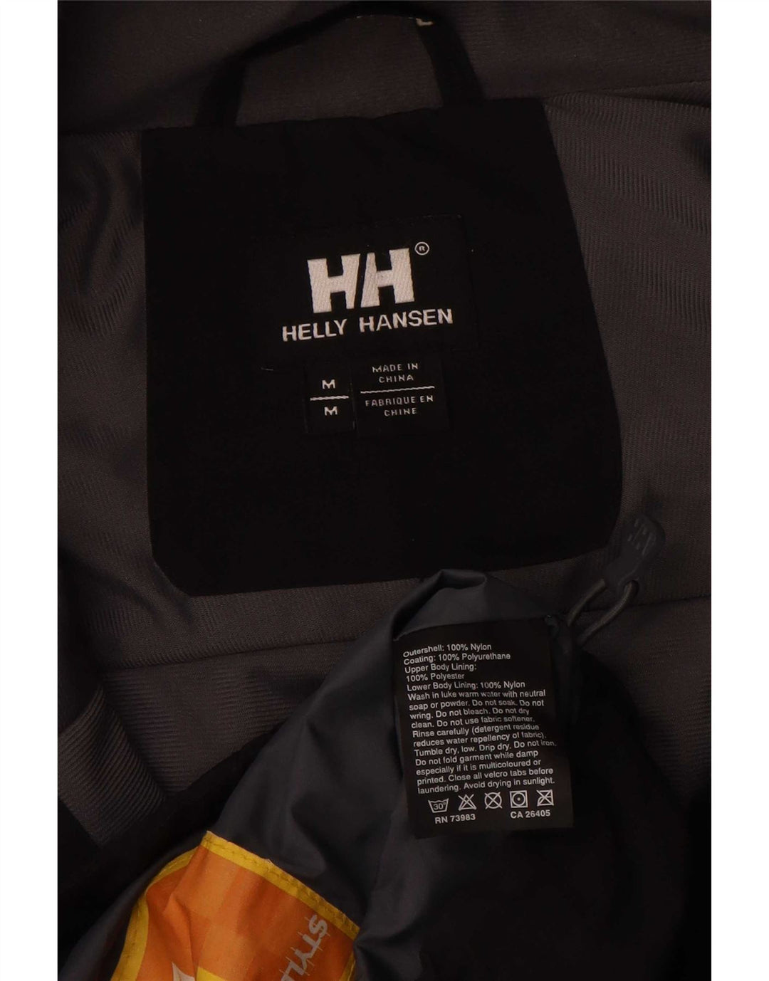 Helly Hansen Ανδρικό μπουφάν βροχής UK 38 Medium Black Colorblock Nylon