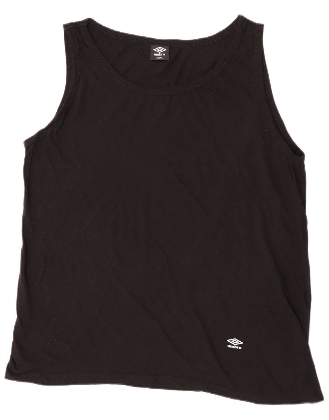 Umbro Herrevest Top 2XL Sort Bomuld