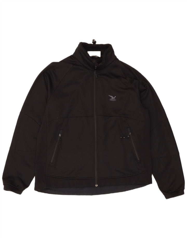 SALEWA Mens Tracksuit Top Jacket 2XL Black Polyester