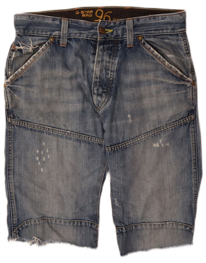 G-Star Mens Elwood Denim Shorts W30 Medium Blue