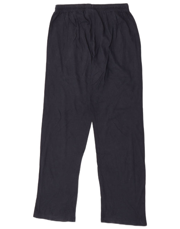 Champion Mens Tracksuit Trousers Large  Navy Blue Cotton