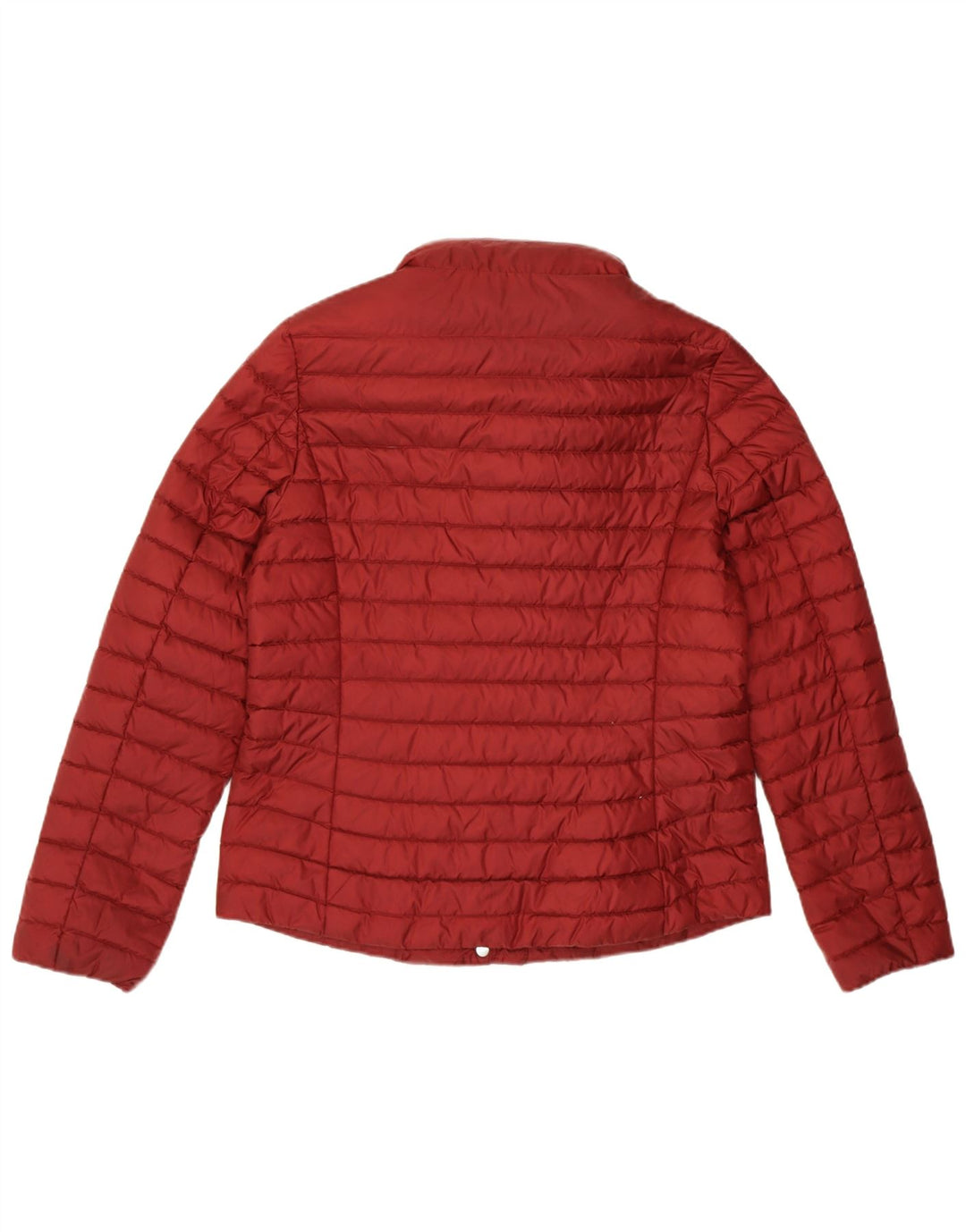 Gant Womens Hooded Padded Jacket UK 14 Medium Burgundy Polyester