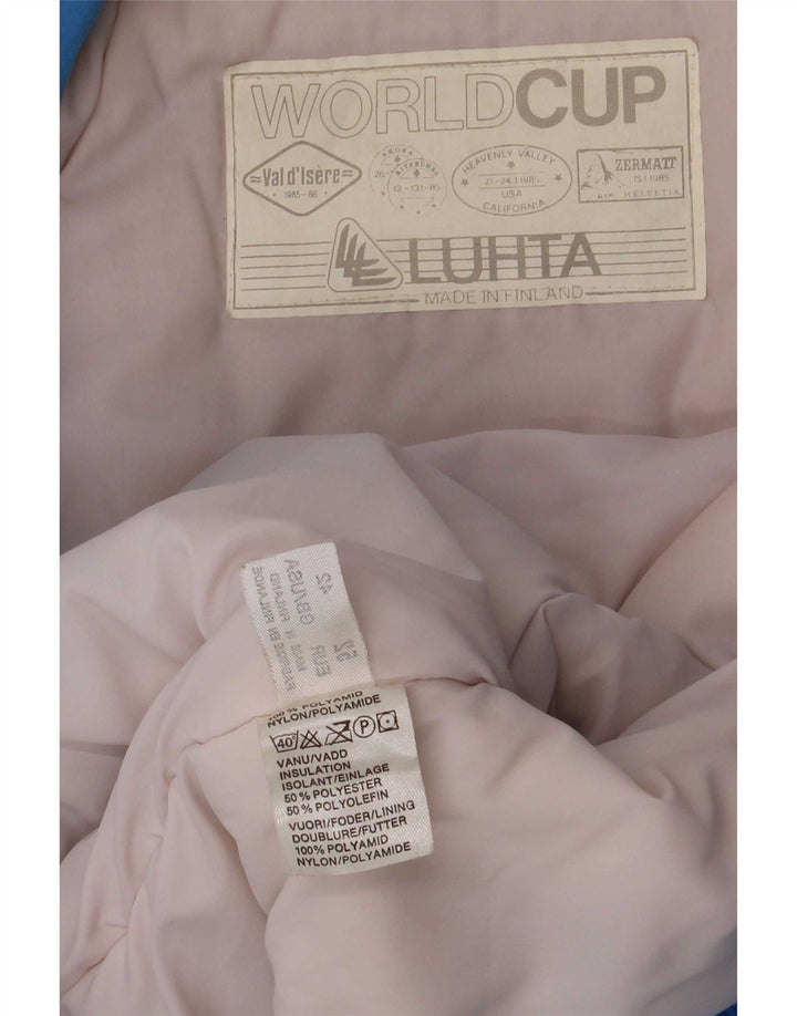 Luhta Mens Ski Jacket UK 42 XL Blue Polyamide