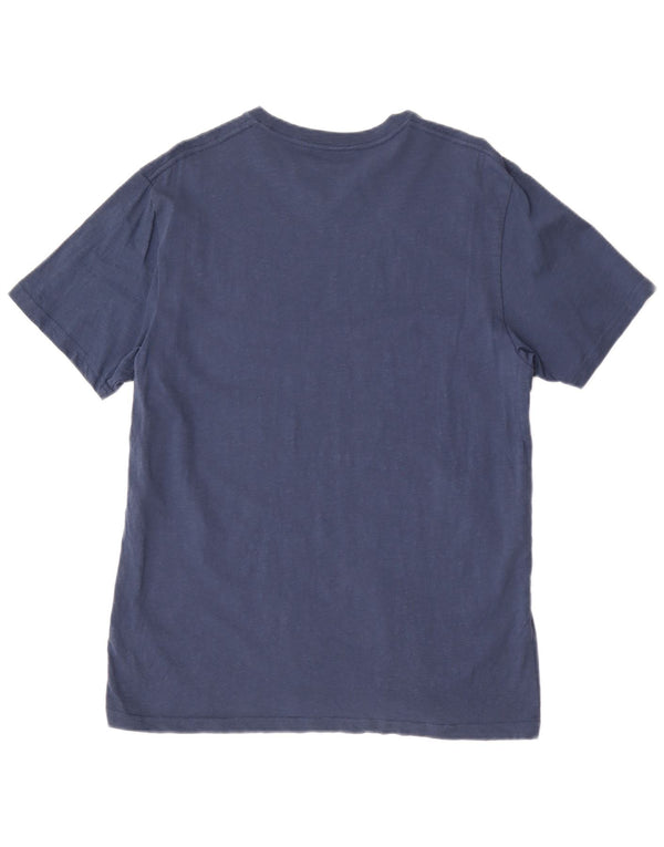 Rip Curl Herre Standard Fit Grafisk T-Shirt Top Stor Blå Blomster Bomuld