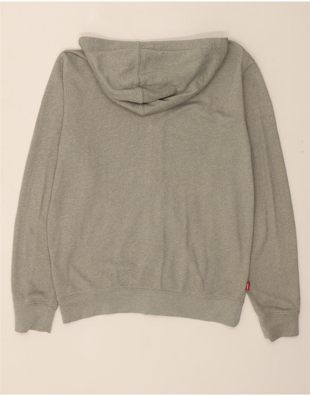 VANS Mens Loose Fit Zip Hoodie Sweater XS Grey Cotton Vintage Vans and Second-Hand Vans from Messina Hembry 