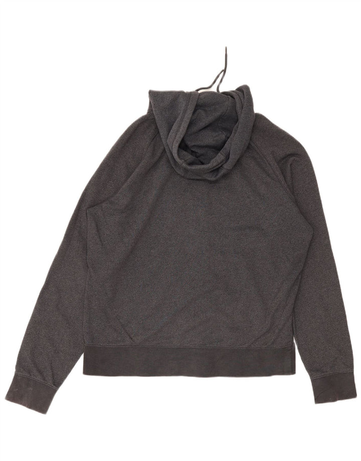 Nike Mens Zip Hoodie Sweater Large Grey Cotton