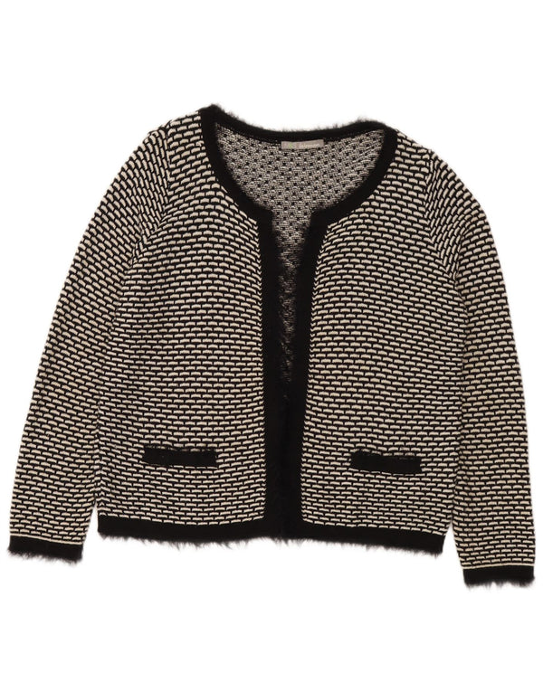 Marks & Spencer Womens Oversized Cardigan Sweater UK 16 Large Black