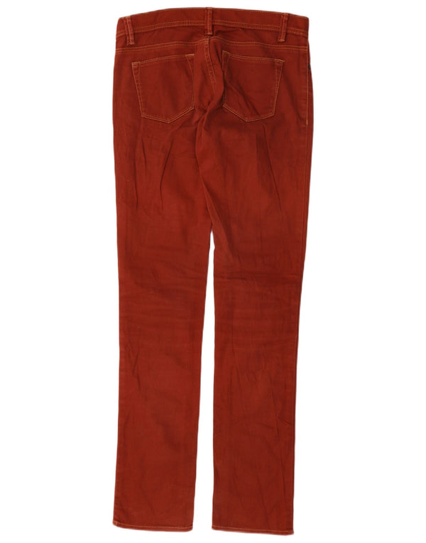 Calça feminina casual slim Benetton W26 L32 vermelha