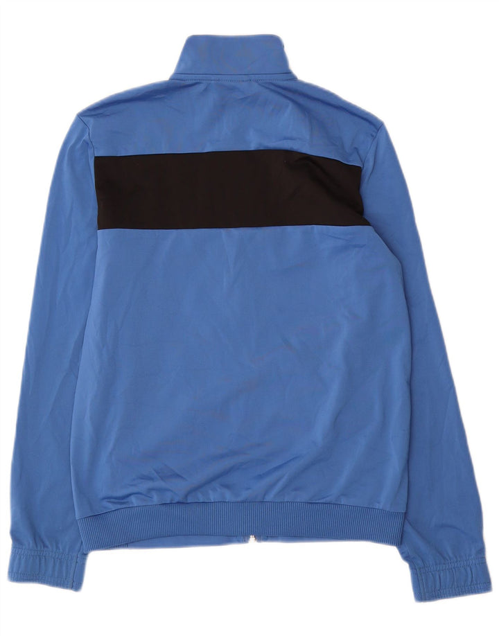 Puma Boys Tracksuit Top Jacket 13-14 Years Blue Colourblock Polyester