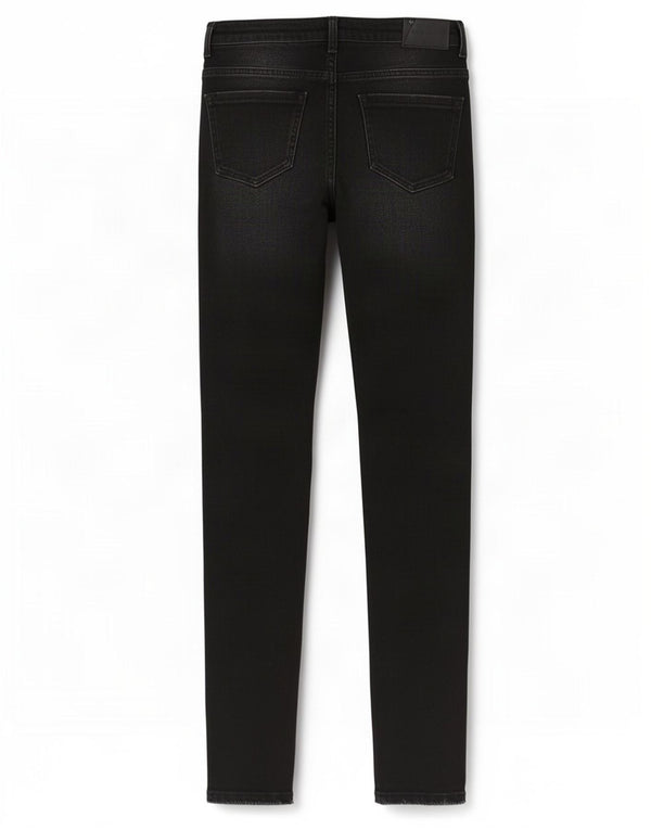Jeans skinny effetto consumato Trafaluc da donna Zara EU 36 XS W26 L29 Nero