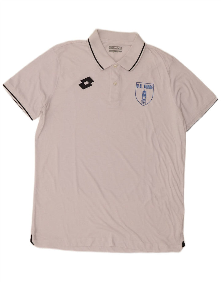Lotto Mens Polo Shirt XL White