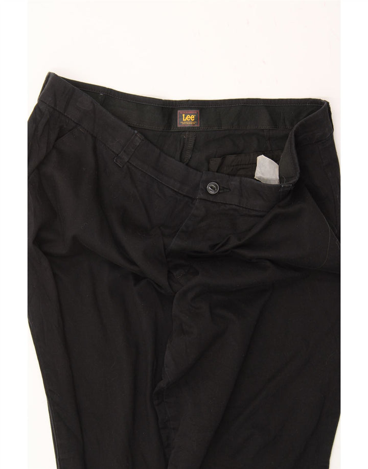 LEE Mens Straight Chino Trousers W40 L30 Black Vintage Lee and Second-Hand Lee from Messina Hembry 