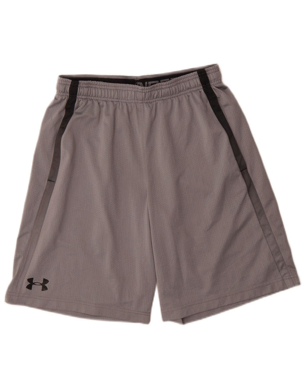 Under Armour Herre Loose Fit Sportshorts Medium Grey Polyester Sports