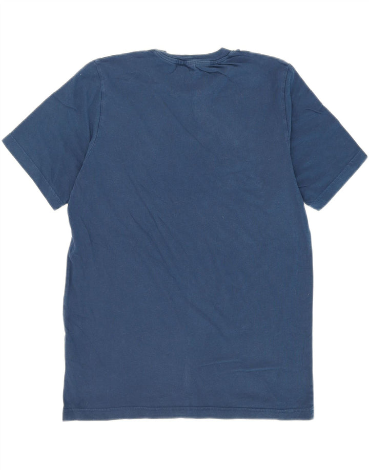 ADIDAS Mens T-Shirt Top Medium Navy Blue Cotton Vintage Adidas and Second-Hand Adidas from Messina Hembry 