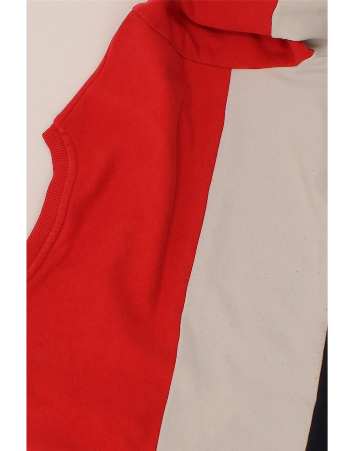 FILA Mens Graphic Sweatshirt Jumper Medium Multicoloured Colourblock
