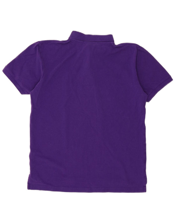 Polo Assn. degli Stati Uniti Polo da uomo in cotone viola medio