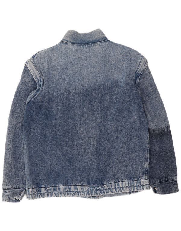 Vintage denimjakke til mænd IT 48 Medium Blue
