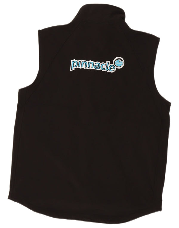 Russell Athletic Chaleco utilitario gráfico para hombre UK 42 XL Poliéster negro
