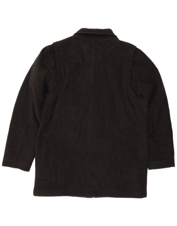 L.L.Bean Herren-Mantel, groß, UK 40, große graue Wolle