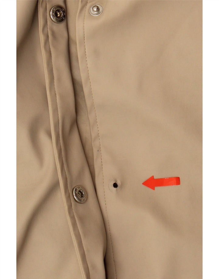 FRENCH CONNECTION Womens Hooded Windbreaker Jacket UK 14 Medium Beige Vintage French Connection and Second-Hand French Connection from Messina Hembry 