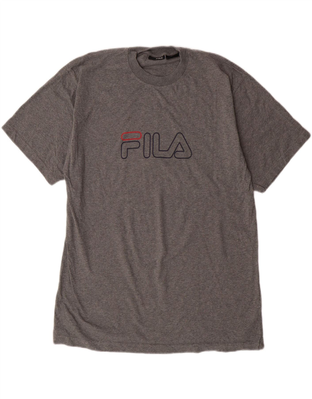 FILA Mens Graphic T-Shirt Top Large Grey Vintage Fila and Second-Hand Fila from Messina Hembry 
