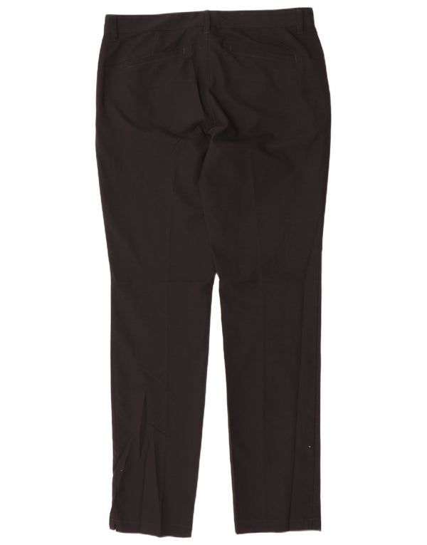 Adidas Mens Slim Chino Trousers W34 L34 Black Polyester