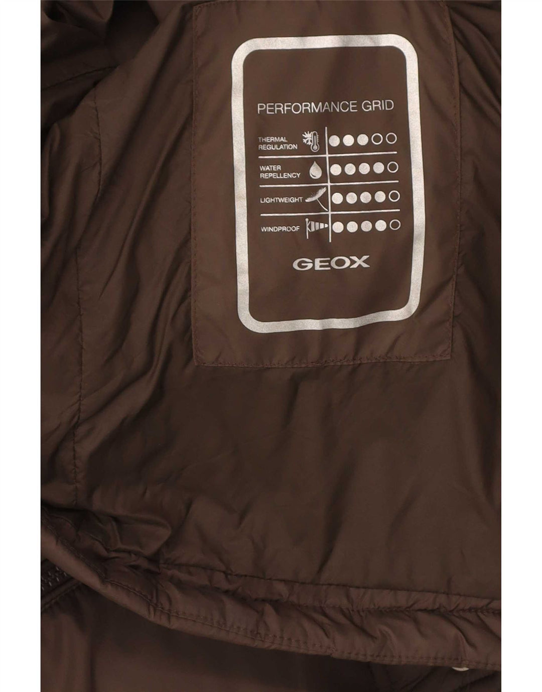 Ανδρικό μπουφάν Geox Regular Fit padded UK 38 Medium Brown