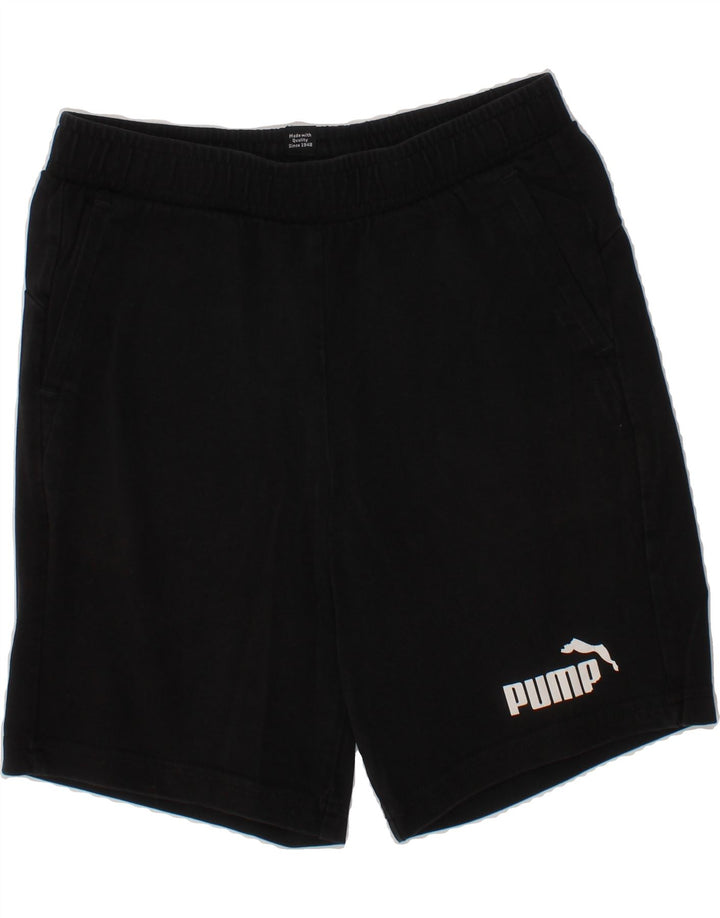 PUMA Boys Graphic Sport Shorts 7-8 Years Black Vintage Puma and Second-Hand Puma from Messina Hembry 