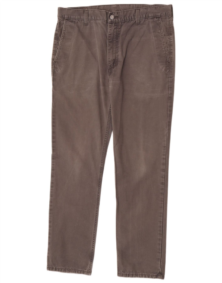 Levi's Mens 751 Straight Jeans W36 L32 Grey Cotton