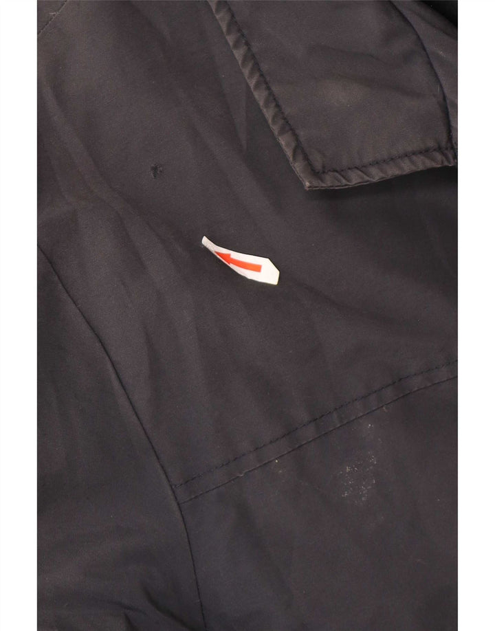 Refrigue Herre Bomber Jacket UK 42 XL Navy Blue Cotton