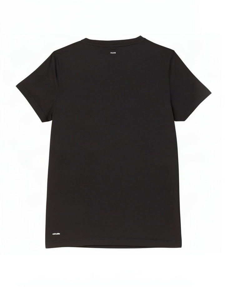Женская футболка Adidas Top UK 12/14, средний черный полиэстер