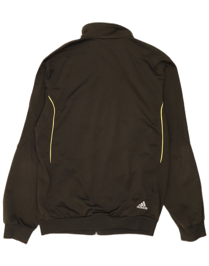 Adidas Mens Tracksuit Top Jacket Medium Khaki Colourblock Polyester
