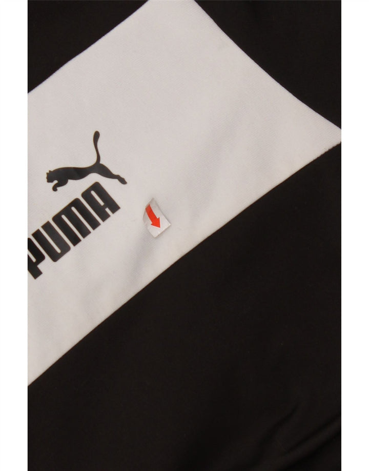 PUMA Mens Tracksuit Top Jacket XL Black Colourblock Polyester