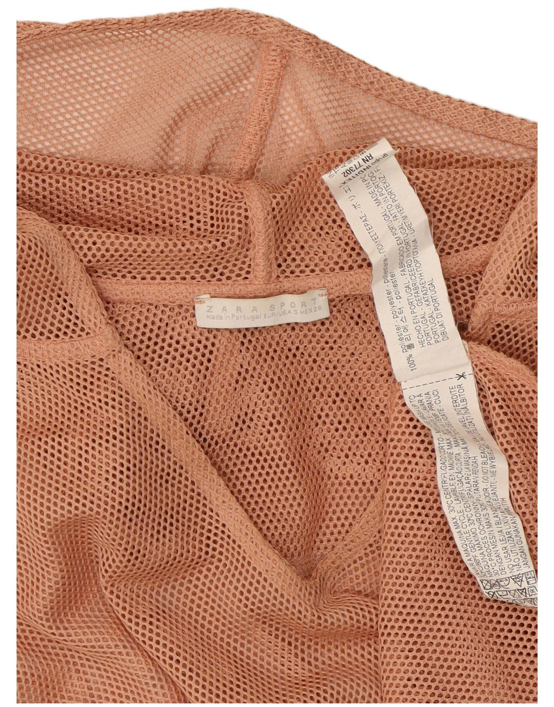 Zara Womens Oversized Hooded Pullover Tracksuit Top Jacket UK 10 Small Pink