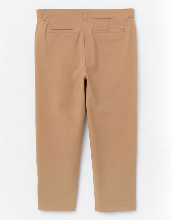 Tommy Hilfiger Damen gerade geschnittene Hose US 6 Medium W30 L24 Beige