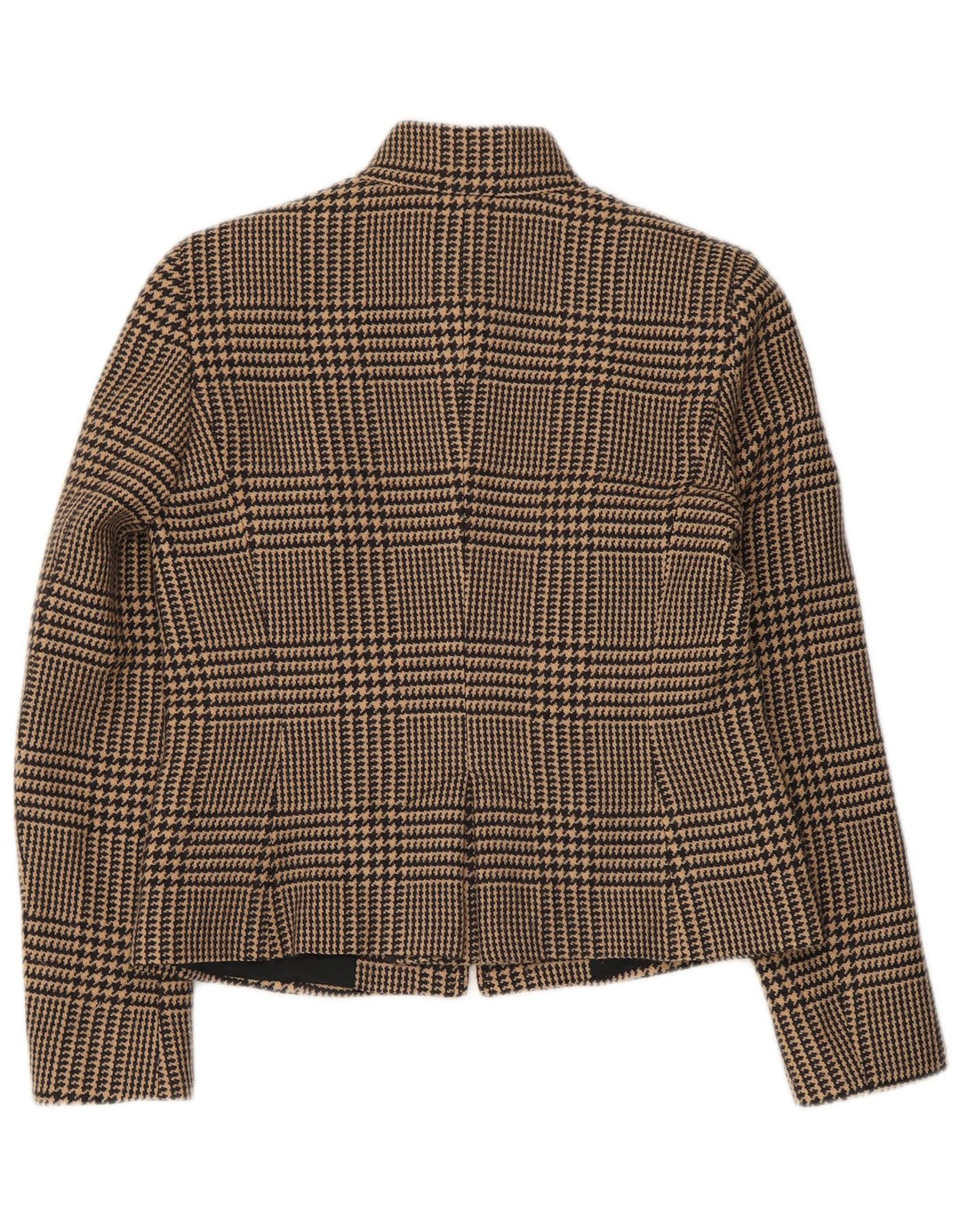 Intrend Chaqueta tipo blazer con cremallera completa para mujer UK 40 Marrón medio Pata de gallo