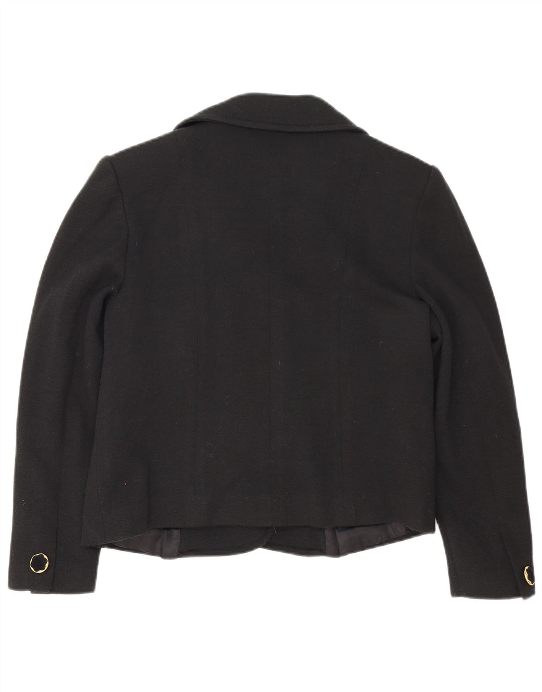 Giacca blazer da donna a 4 bottoni Pierre Cardin IT 46 Large in lana nera
