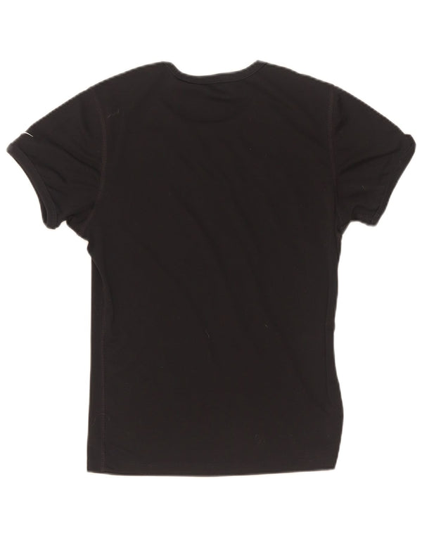 T-shirt Nike da donna Top US 8/10 Medium Nero Poliestere