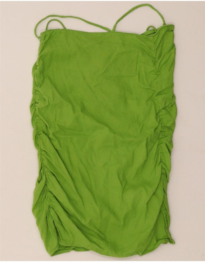 ZARA Off Shoulder Top UK 4 XS Grøn