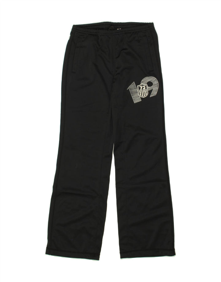 LOTTO Womens Graphic Tracksuit Trousers UK 14 Medium Black Vintage Lotto and Second-Hand Lotto from Messina Hembry 
