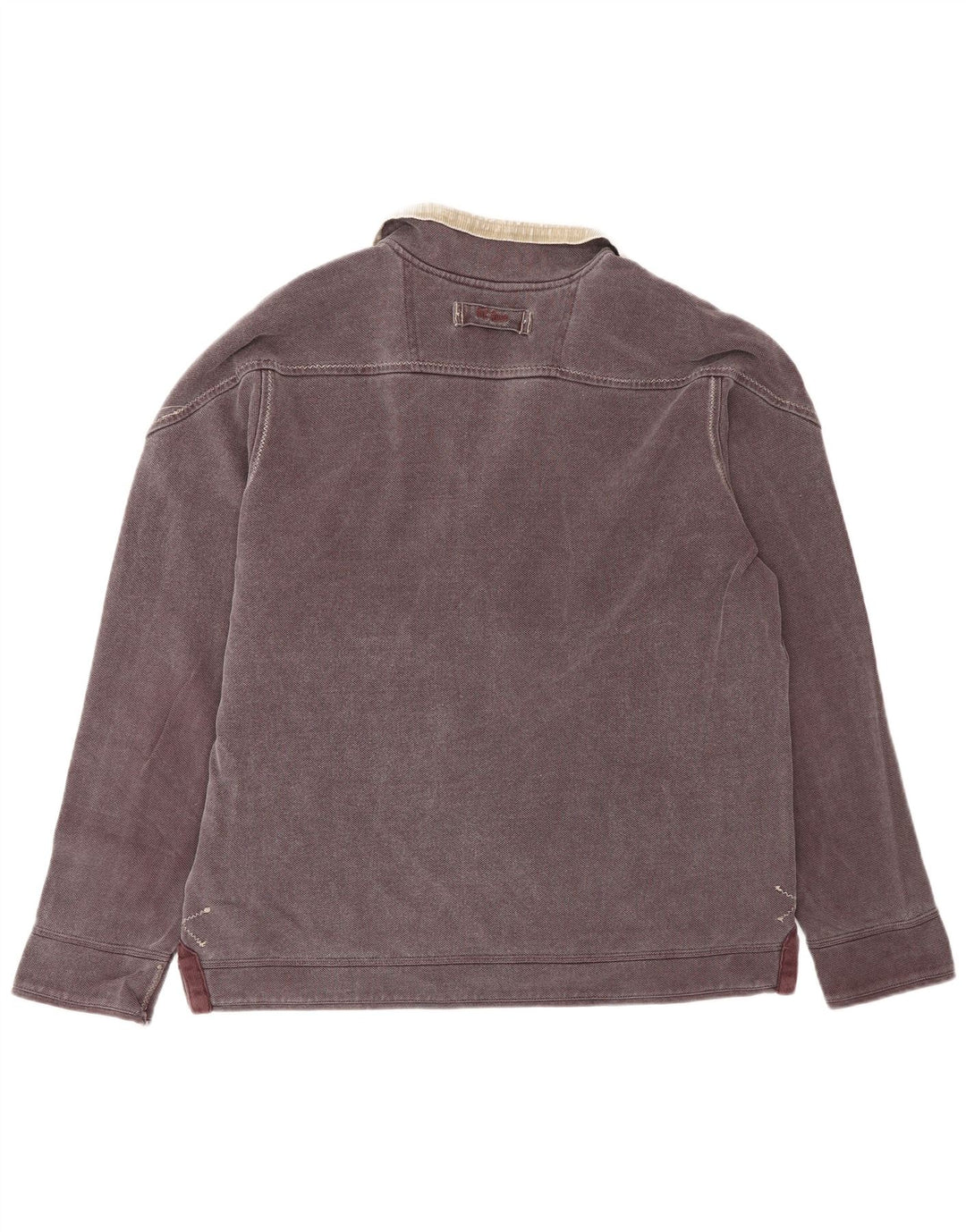 Fat Face Mens 1/4 Zip Sweatshirt Jumper Small Brown Cotton