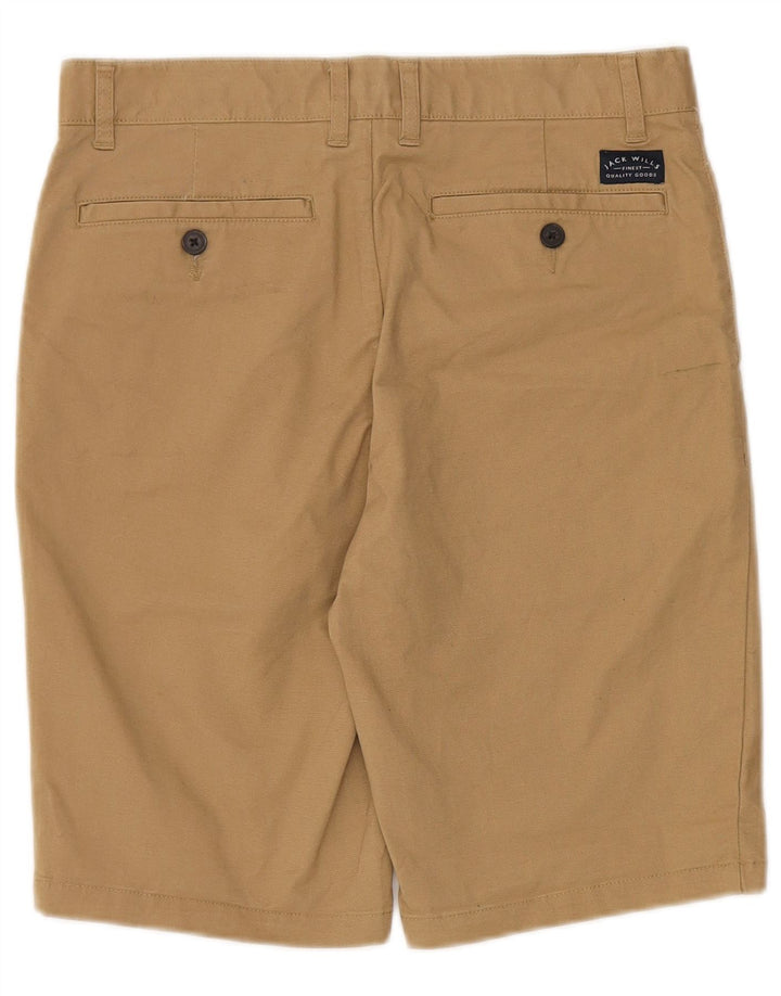 Jack Wills Mens Chino Shorts W30 Medium  Beige Cotton