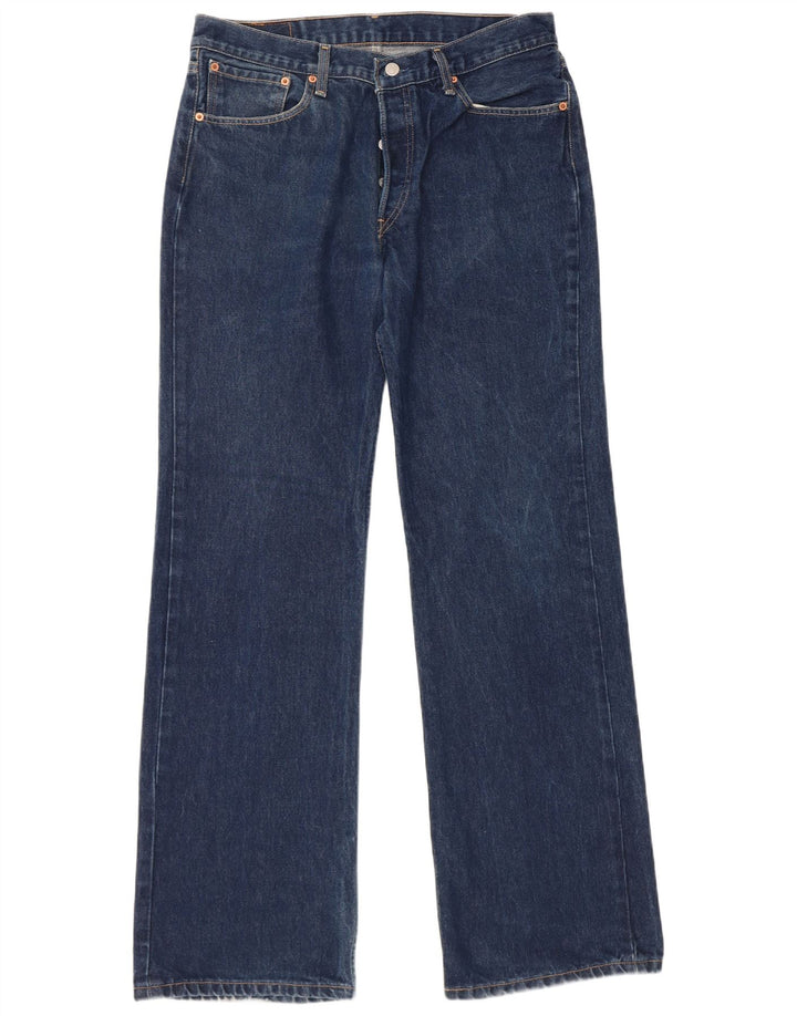 Levi's Herre 527 Bootcut Jeans W34 L34 Marineblå