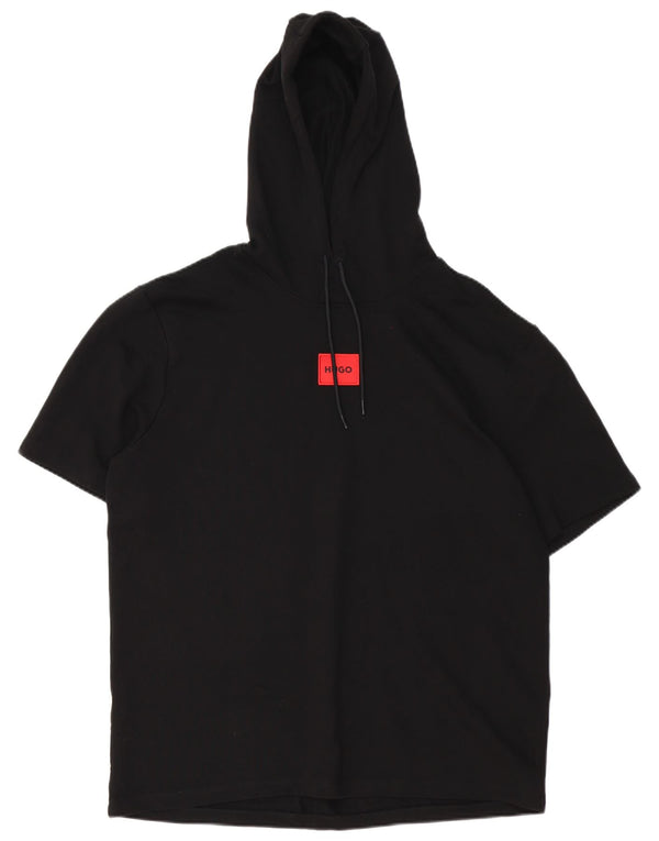 Hugo Boss Homme T-shirt à capuche Top XL Coton noir