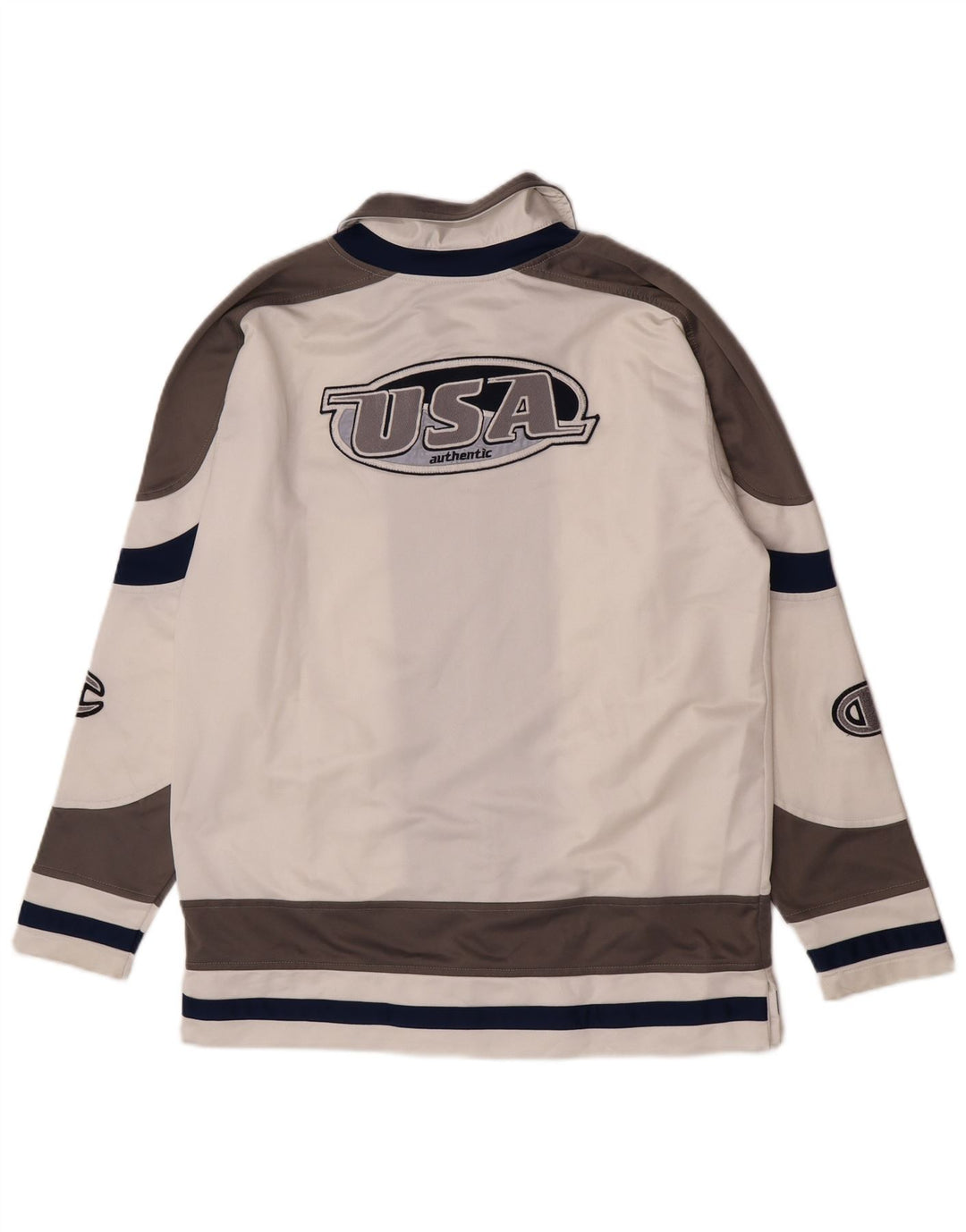 Champion Herre USA Grafisk træningsdragt Topjakke Medium White Colourblock