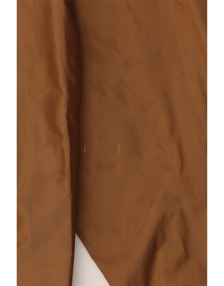 MAX MARA Womens Weekend Hooded Oversized Rain Jacket UK 8 Small Brown