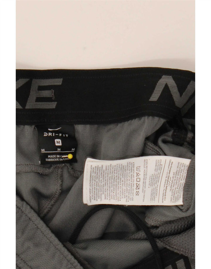 Nike Short de sport Dri Fit pour homme en polyester color block gris moyen